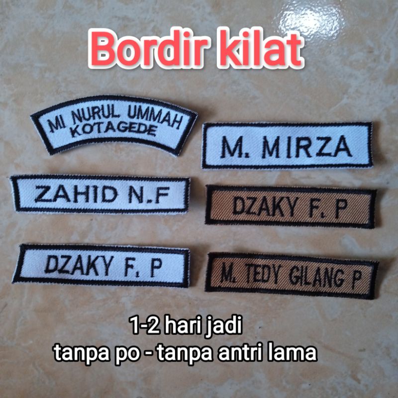 Jual Badge Nama Bisa Satuan Bet Nama Bed Nama Dada Bet Badge Bed