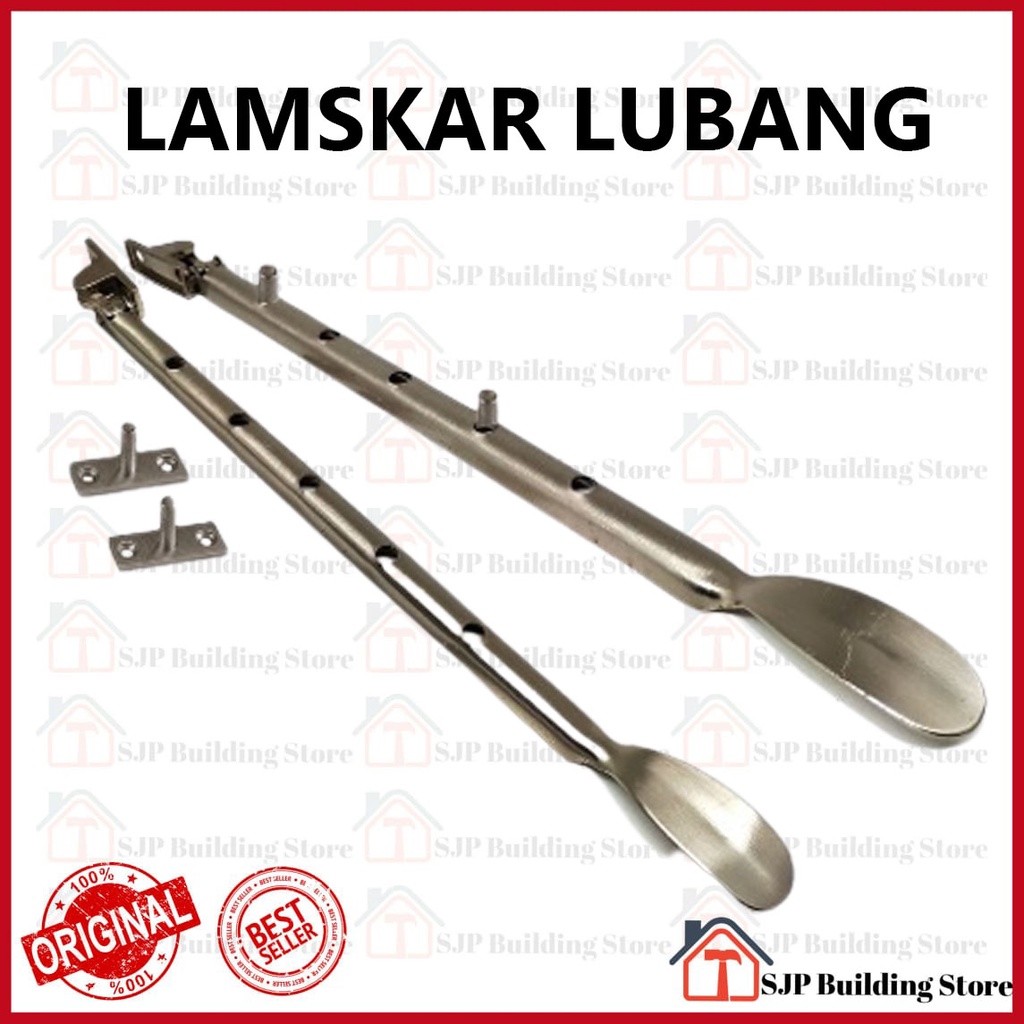 Jual Lamskar Lubang Silver Ramskar Penahan Jendela / Hak Angin Sendok ...