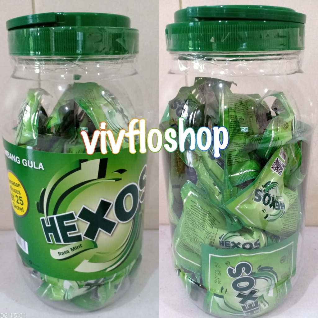 Jual Permen Hexos Toples (isi 25 sachet) | Shopee Indonesia