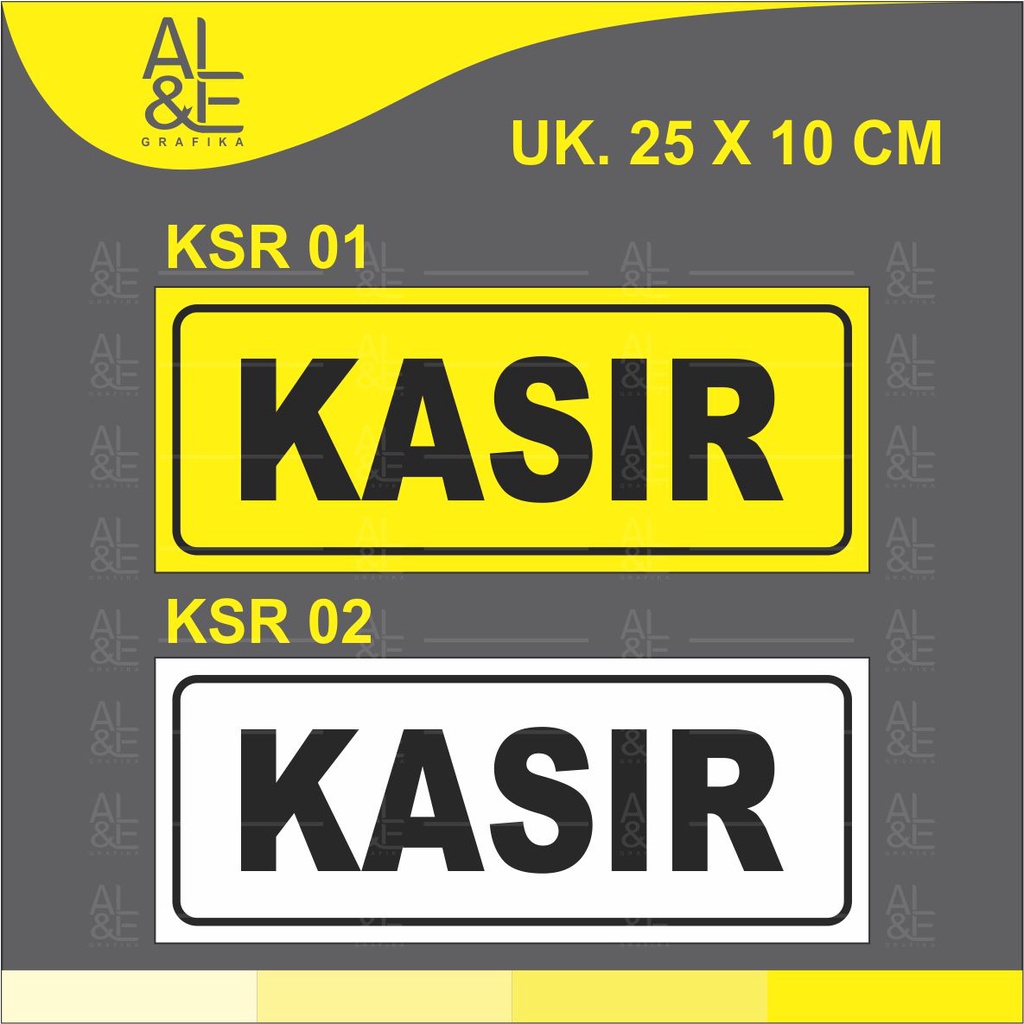 Jual STIKER KASIR ST07 STIKER RITRAMA INDOOR Shopee Indonesia