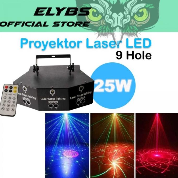 Jual Lampu Proyektor Laser Led Hole W Sorot Panggung Disko Party Light Shopee Indonesia