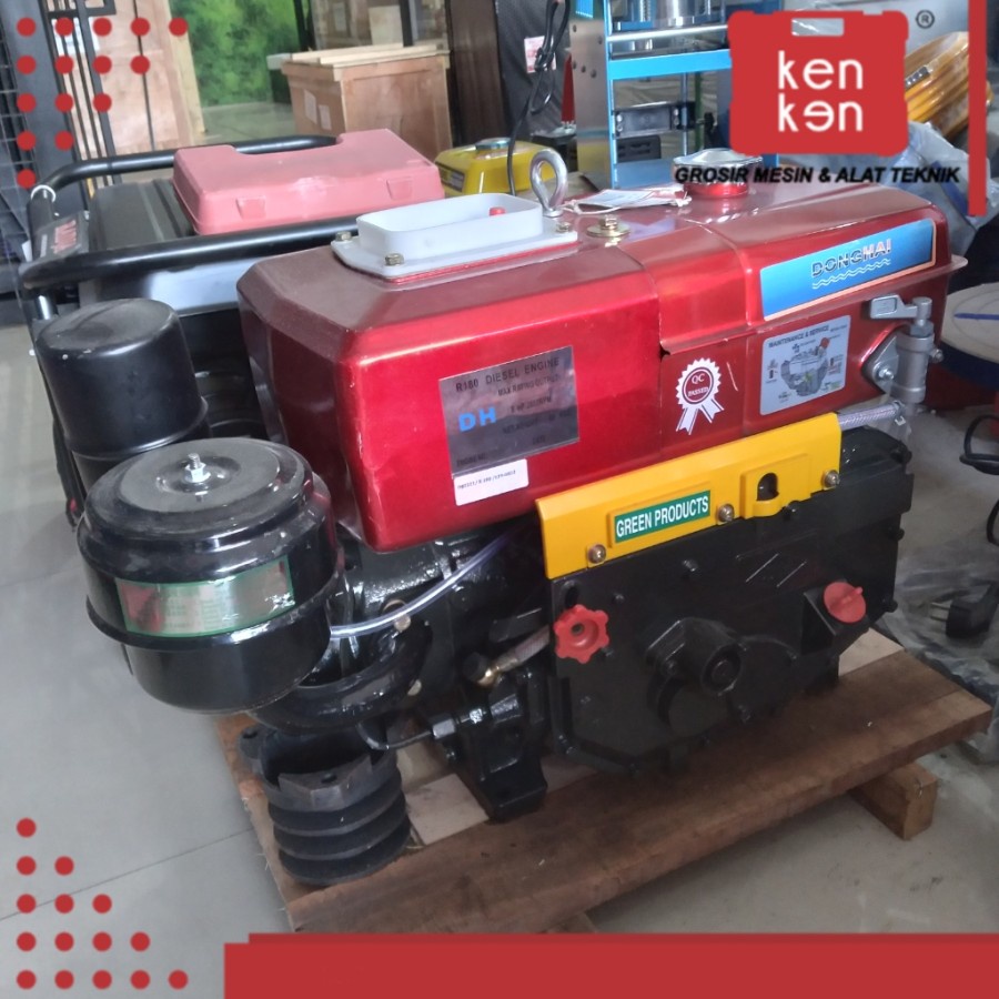 Jual DIESEL ENGINE R 180 DONG HAI Penggerak Bensin Donghai Dongfeng 8 ...