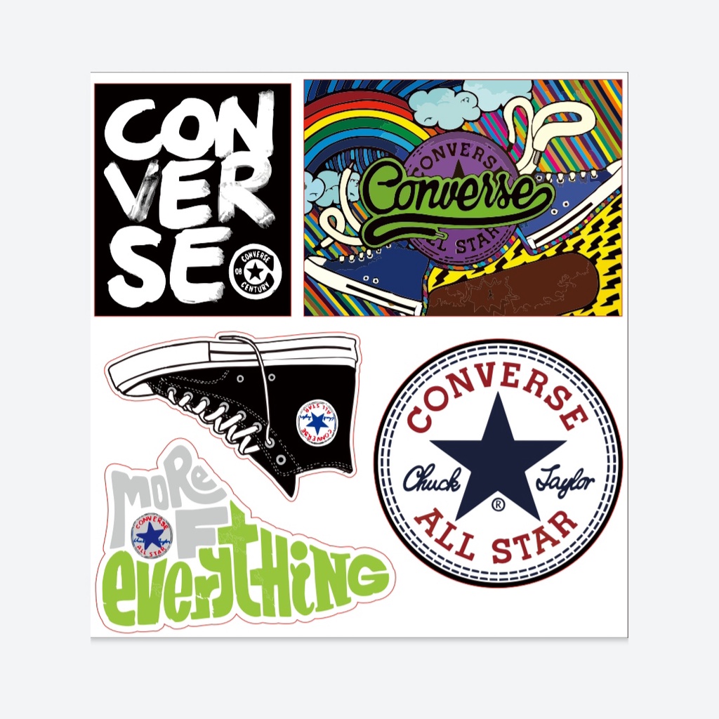 Jual Stiker Pack Converse Chuck Taylor Shoes Logo | Shopee Indonesia