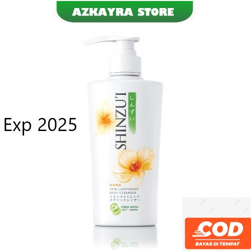 Jual Shinzui Skin Lightening Body Cleanser Hana 480ml | Shopee Indonesia