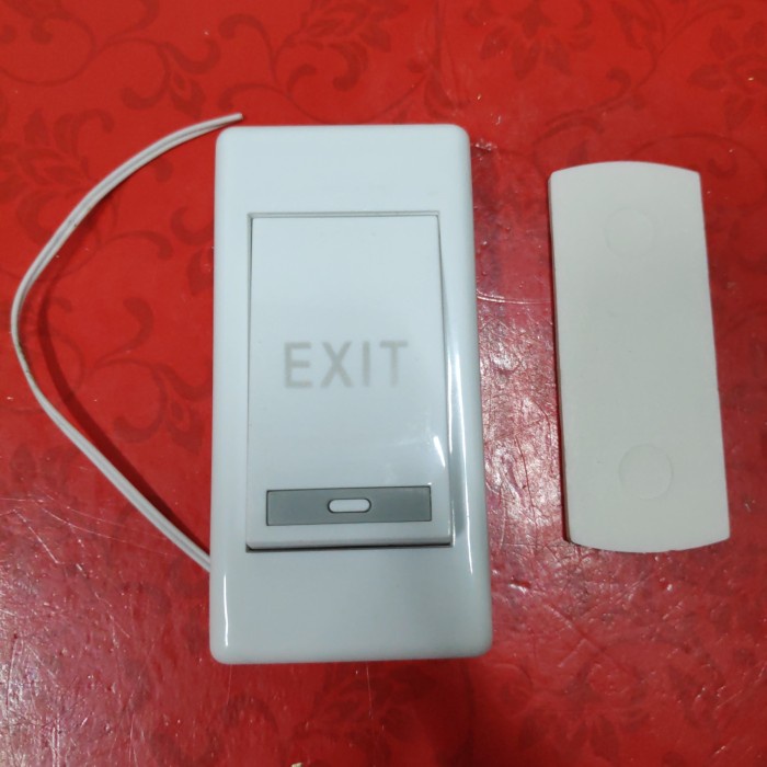 Jual TOMBOL PUSH BUTTON EXIT DOOR(ACCESS CONTROL RFID) | Shopee Indonesia