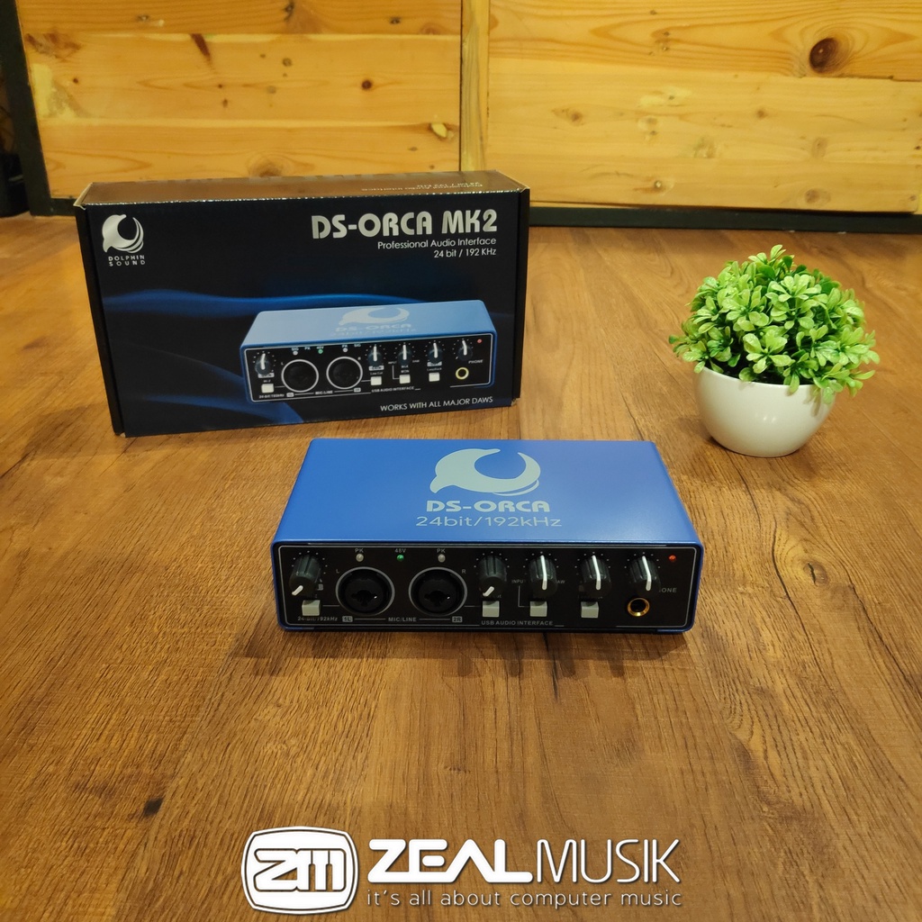 Jual Dolphin Sound DS ORCA MK2 USB AUDIO INTERFACE 2 channel Zeal