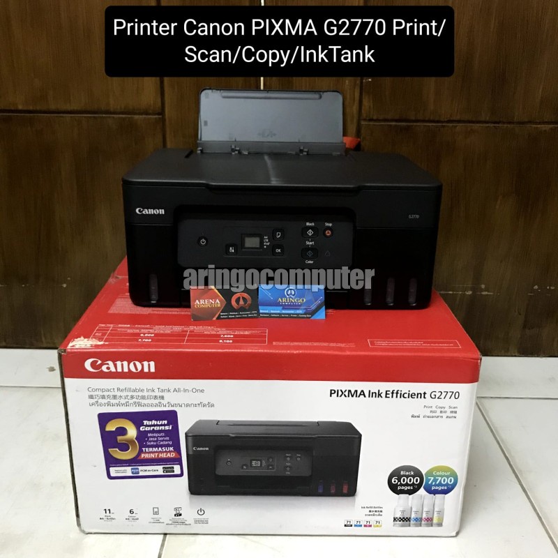 Jual Printer Canon Pixma G2770 Printscancopyinktank Shopee Indonesia 2930
