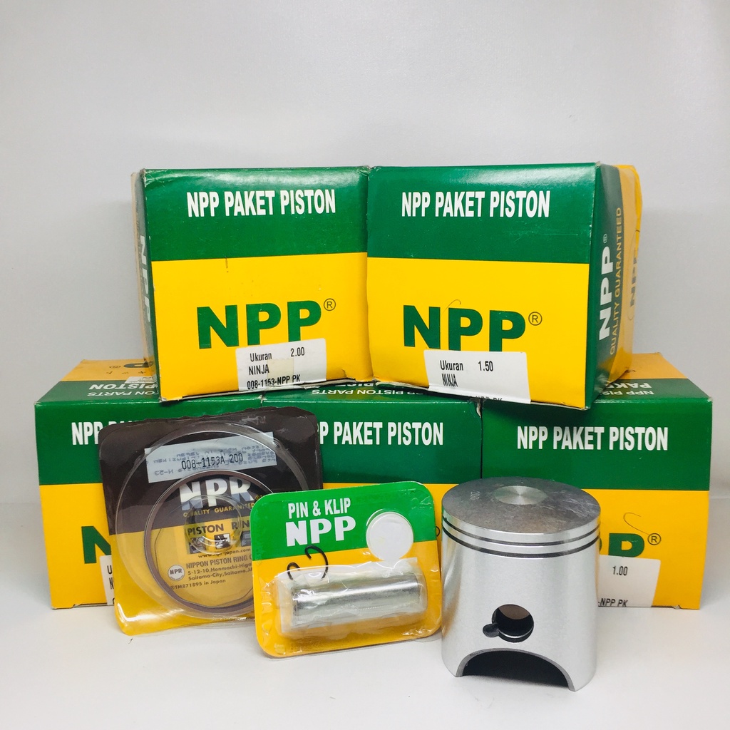 Jual SEKER ATAU SEHER PISTON KIT NPP KAWASAKI NINJA 2T PEN 15 OVERSIZE ...