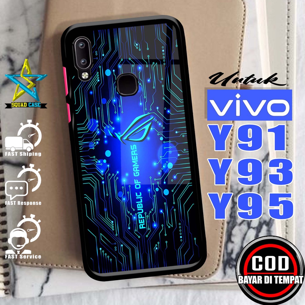Jual Case VIVO Y91 Y93 Y95 Casing terbaru Squad Case motif [ROG] Case ...