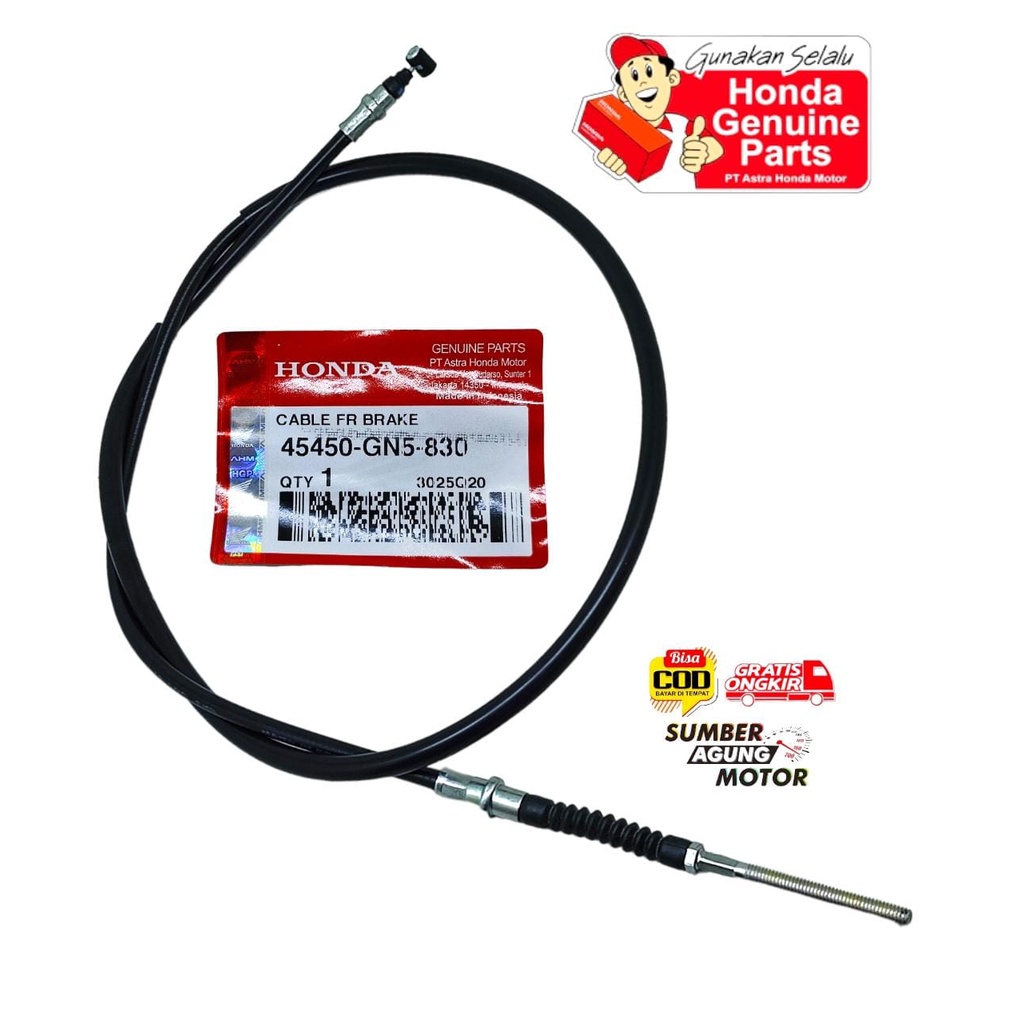 Jual KABEL REM DEPAN TROMOL HONDA GRAND LEGENDA PRIMA ORIGINAL AHM ...