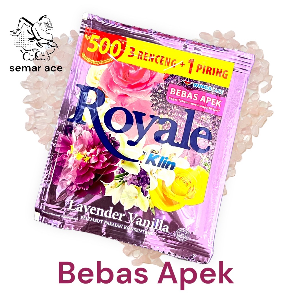 Jual ROYALE PEWANGI SOFTENER PAKAIAN 1 RENCENG ISI 12 | Shopee Indonesia