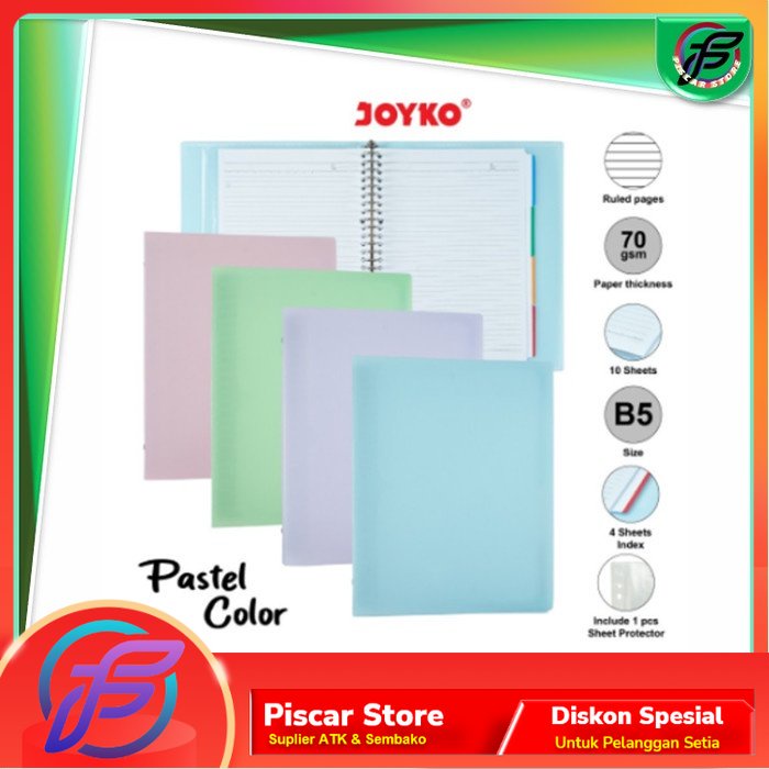 Jual Binder File Ukuran B5 Joyko MHPT-143 | Buku Binder Note Joyko ...