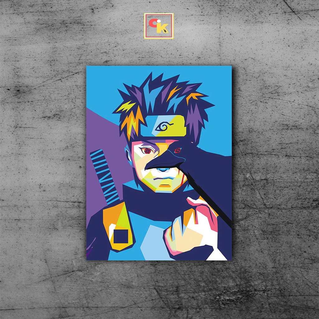 Jual Hiasan Dinding Anime Naruto Uchiha Shisui Poster Kayu Naruto