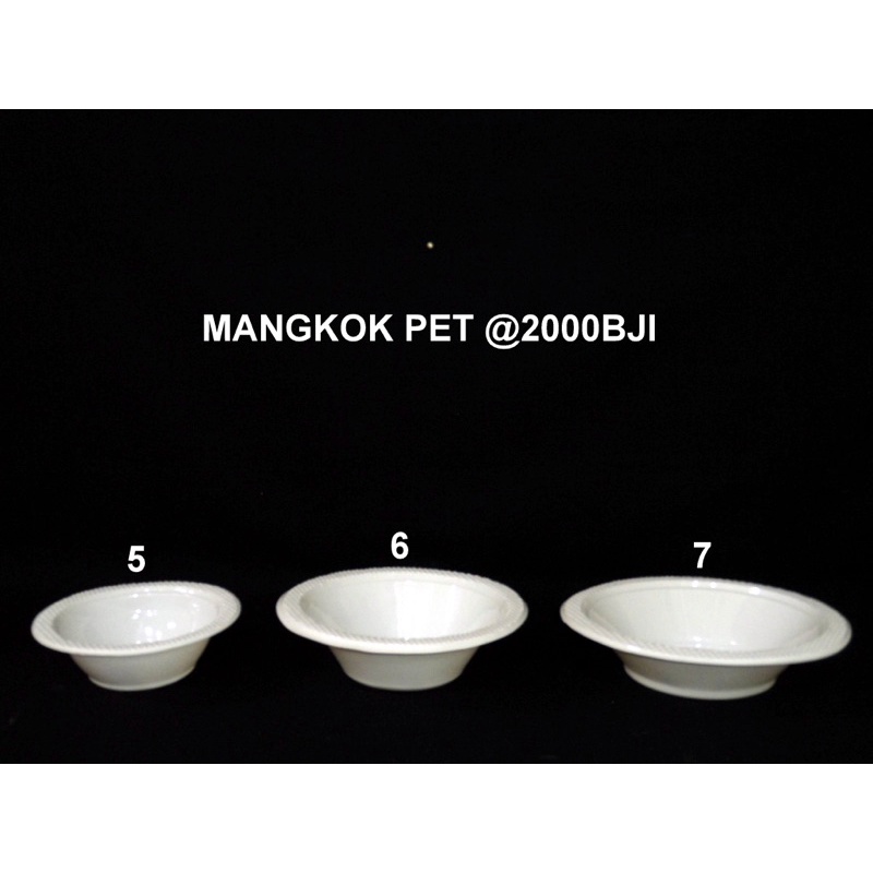 Jual [lf] Mangkok Plastik Putih Mangkok Pesta Sekali Pakai Mangkok