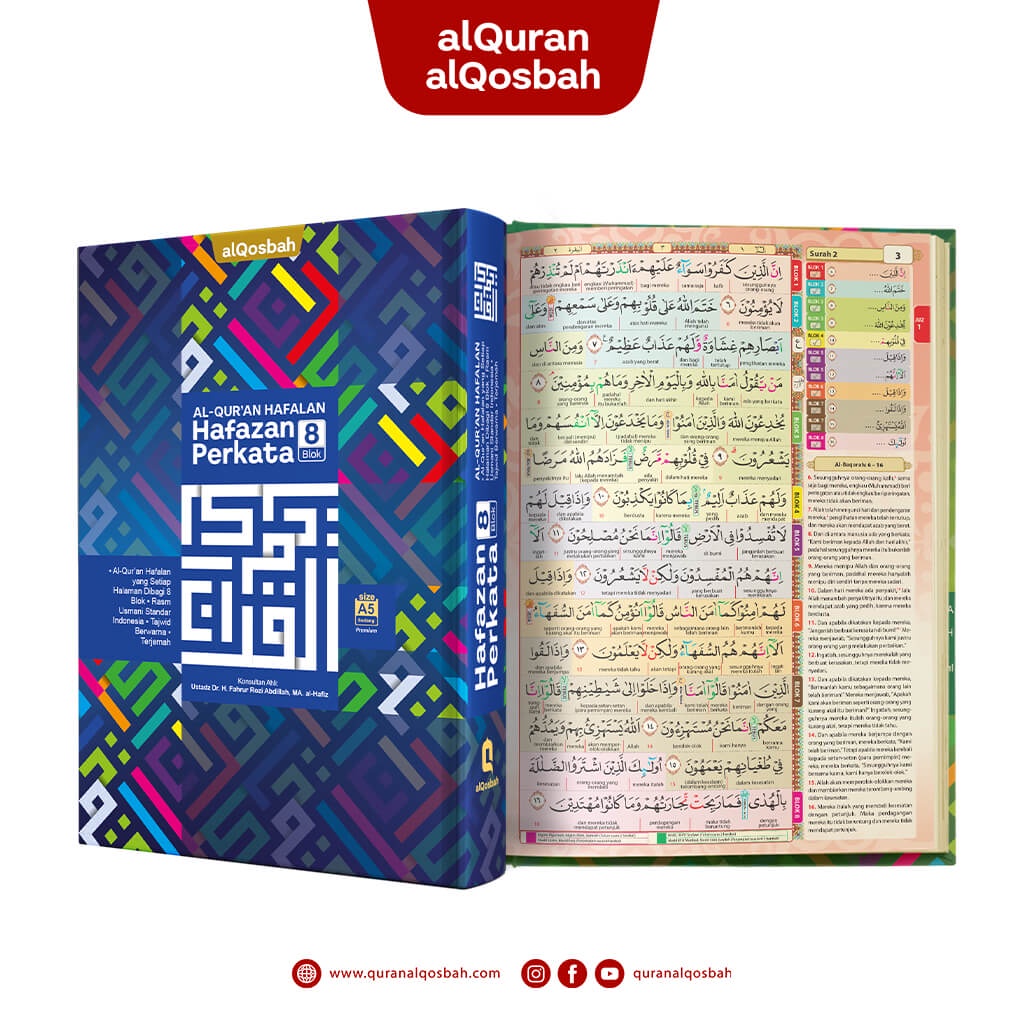 Jual Alquran Hafazan 8 Blok Perkata Milenial A5 Alquran Hafazan Super