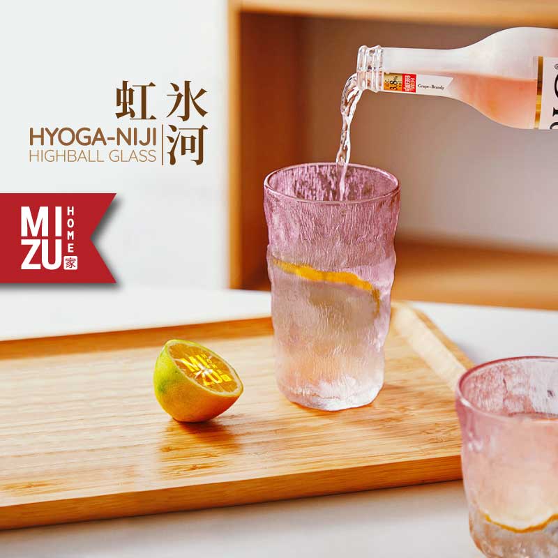 Jual Mizu Hyoga Niji Highball Glass Collins Glass Gelas Kaca Mocktail Cocktail Gelas Air Minum 7290