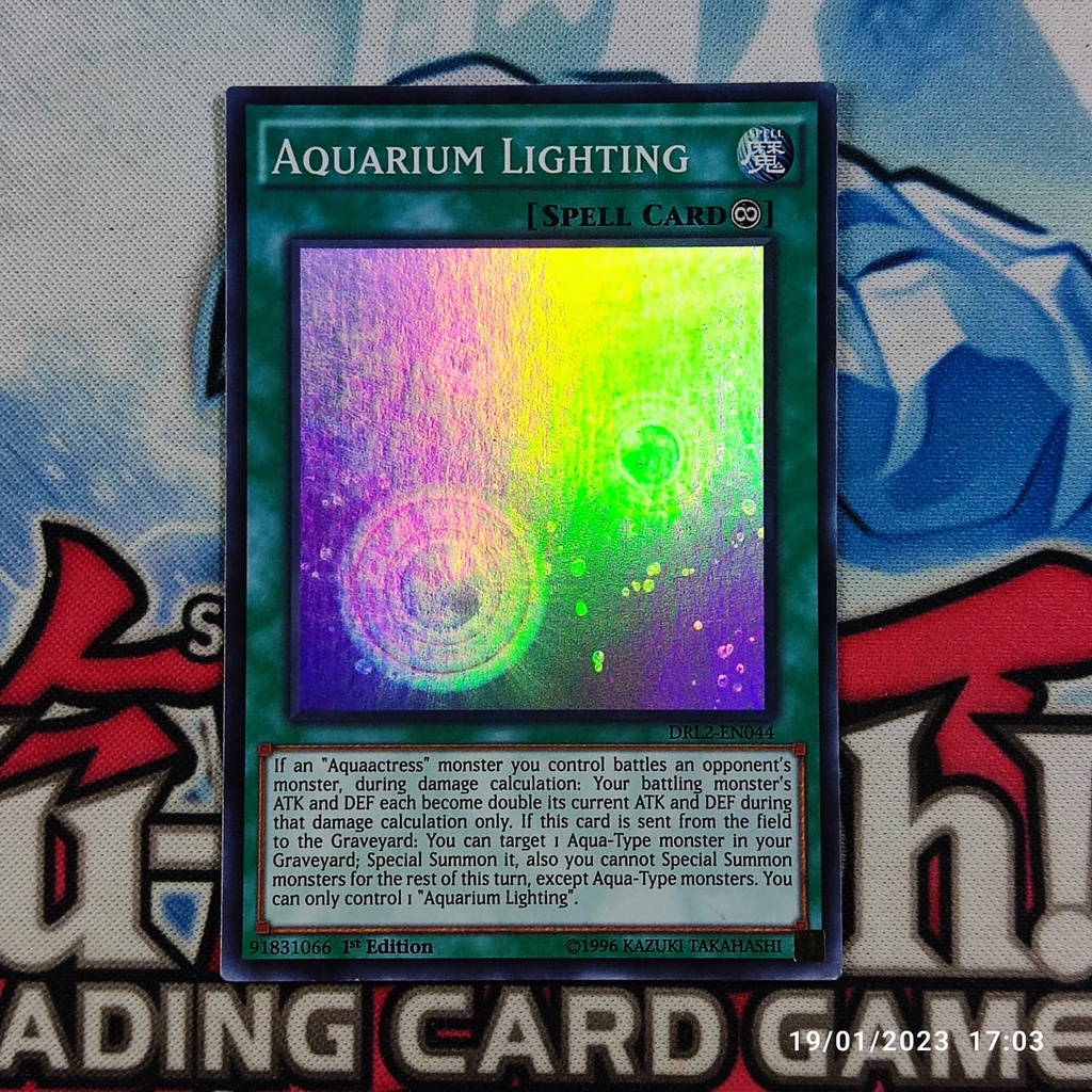1st Ed Aquarium Lighting Super Rare DRL2-EN044 Yugioh
