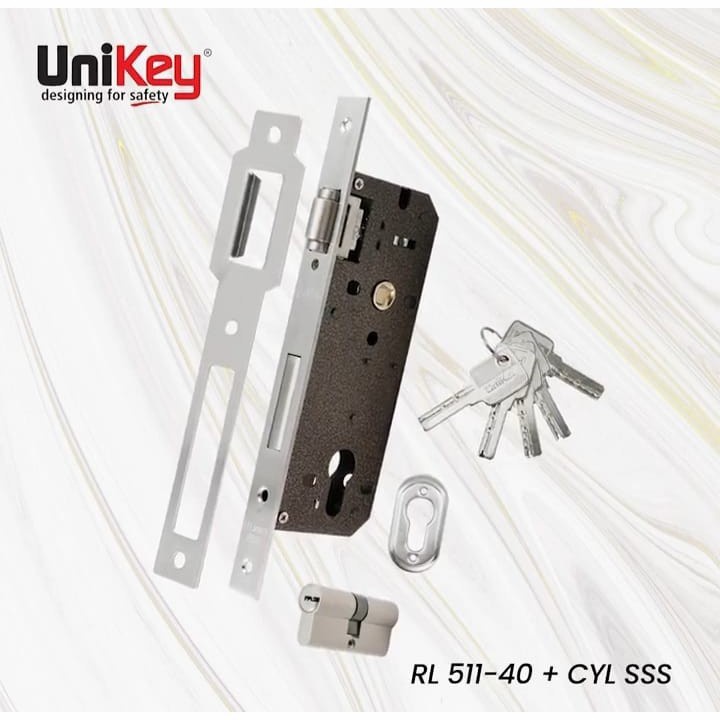 Jual Mortise Roller Unikey Bodi Lockcase Pintu Swing dan Silinder ...