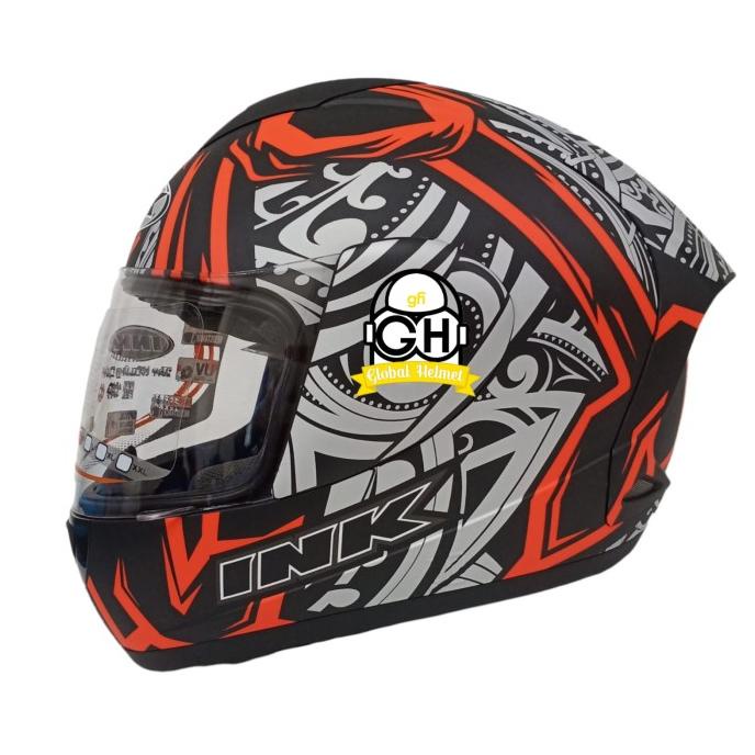 Jual Helm Ink Clmax White Matt Black Red Fluo Ink Cl Max Ink Cl Max