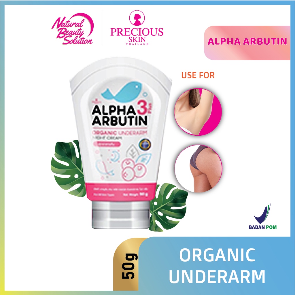 Jual Precious Skin Thailand Alpha Arbutin 3 Plus Organic Underarm Night