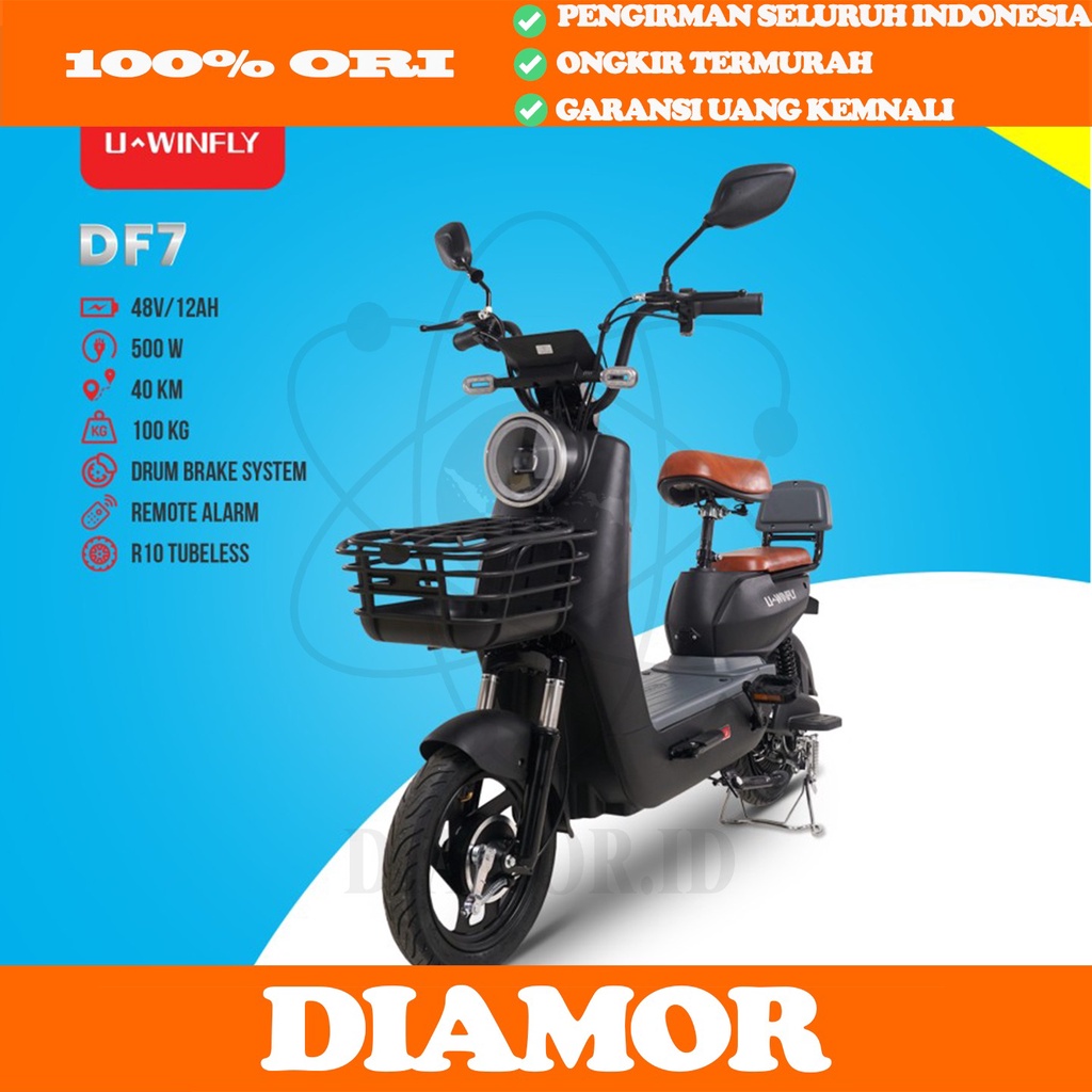 Jual Sepeda Motor Listrik Uwinfly Dragonfly 7 Df 7 Df7 Shopee