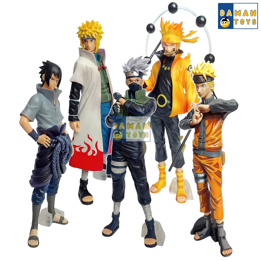 Figuras dos desenhos animados Naruto Figuras Mini Naruto Cartoon Modelo  Kakashi Crianças Presente de Aniversário 6 Pcs por Set 2023 De hy_model.,  $129,62