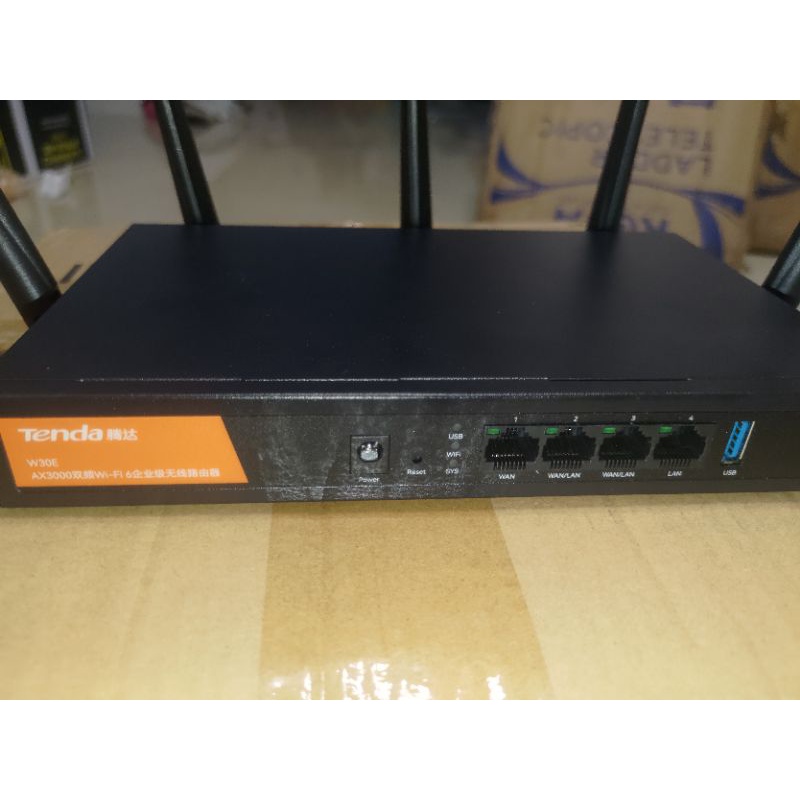 Jual Tenda W30E Load Balance AX-3000 Wifi 6 Dual Band Gigabit 3000Mbps ...