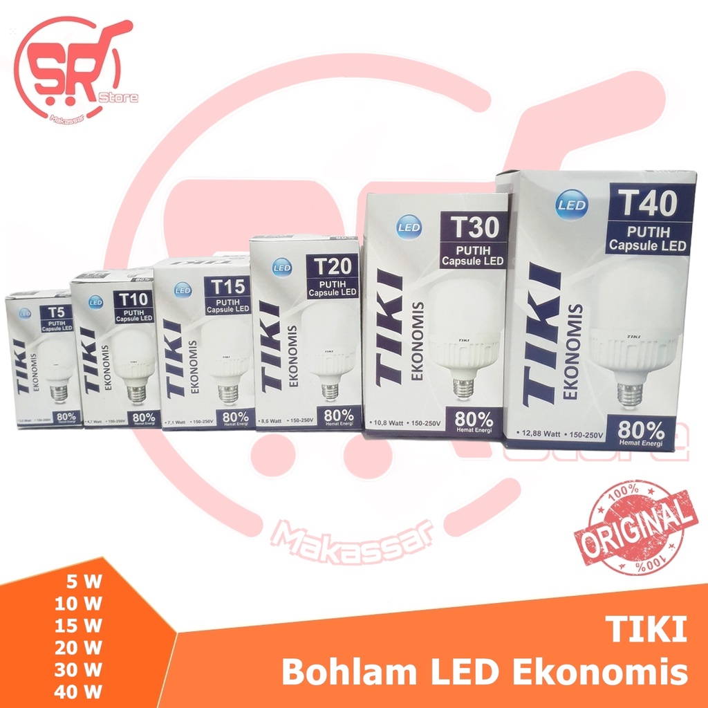 Jual Tiki Lampu Bohlam Led Ekonomis W W W W W W Sr Store Mks Sr Store Makassar