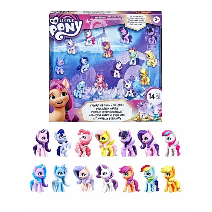 My Little Pony Friendship Shine 14 Mini Pony Figure Collection