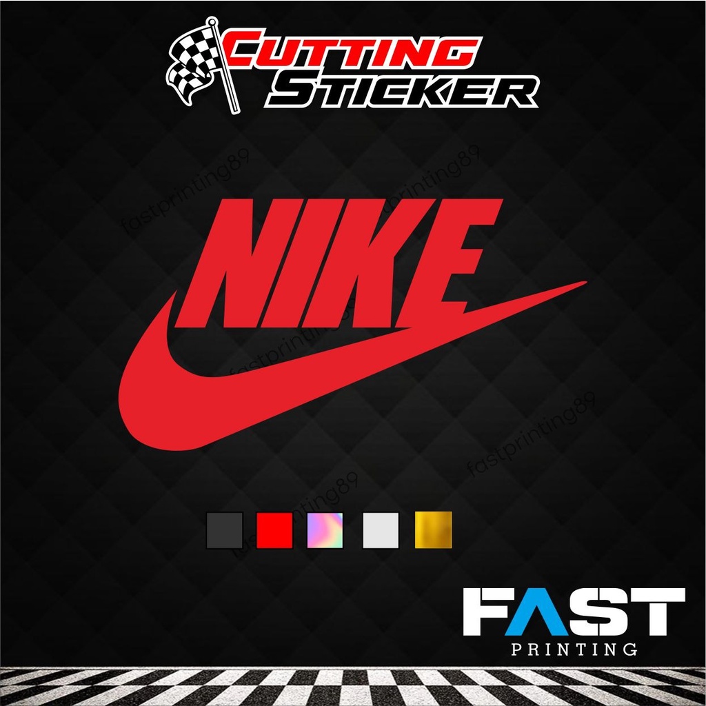 Jual CUTTING STICKER LOGO NIKE l STIKER MOBIL MOTOR KEREN | Shopee ...