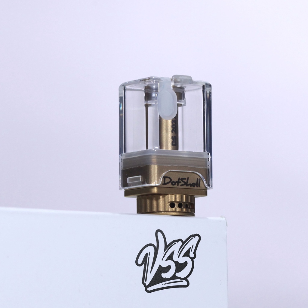 Jual Dotshell RBA Atmizoo Black SS Gold Grey Original 100% Dot RBA Aio ...