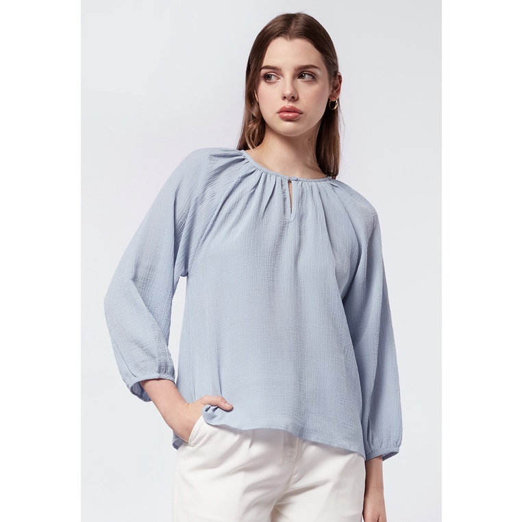 N-Marceline Blouse Dusty Blue