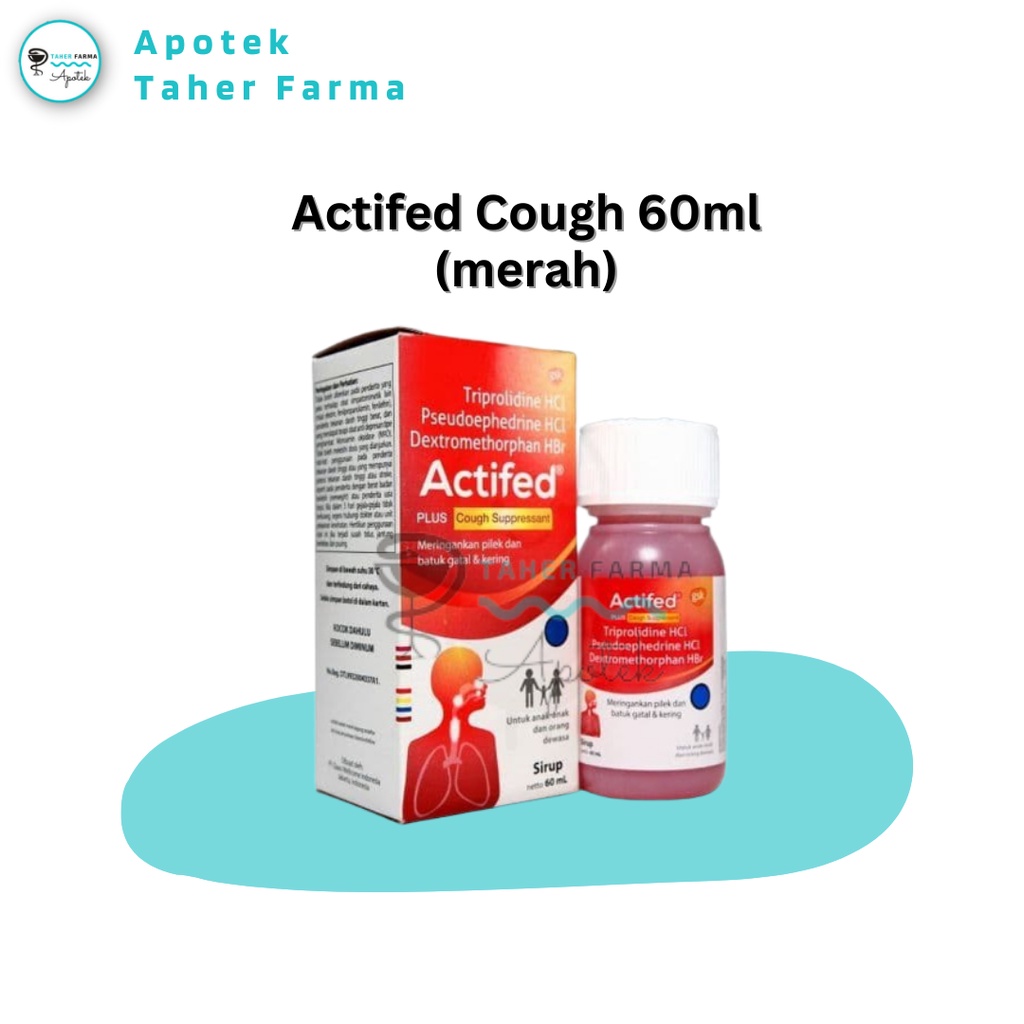 Jual Actifed Cough Ml Merah Shopee Indonesia