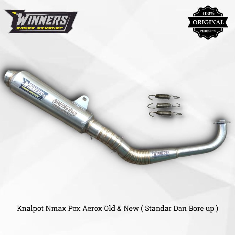 Jual Knalpot nmax pcx Aerox stainles 304 Standar dan Bore up (Original ...
