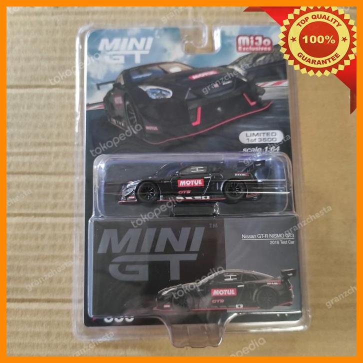 Jual (GRA) MINI GT 336MJ NISSAN GTR NISMO GT3 2018 TEST CAR MOTUL ...
