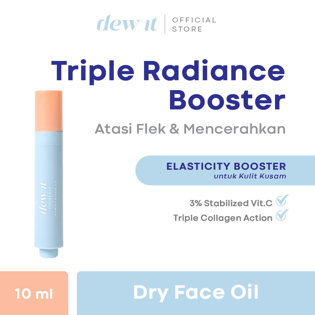 Jual Face Oil Dew It Wonder Repair Oil Minyak (kering) wajah yang
