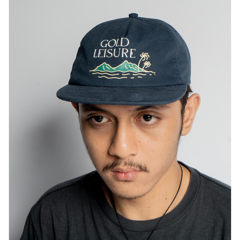 Jual Hoi Polloy - Topi - Gold Leisure (Navy) | Shopee Indonesia
