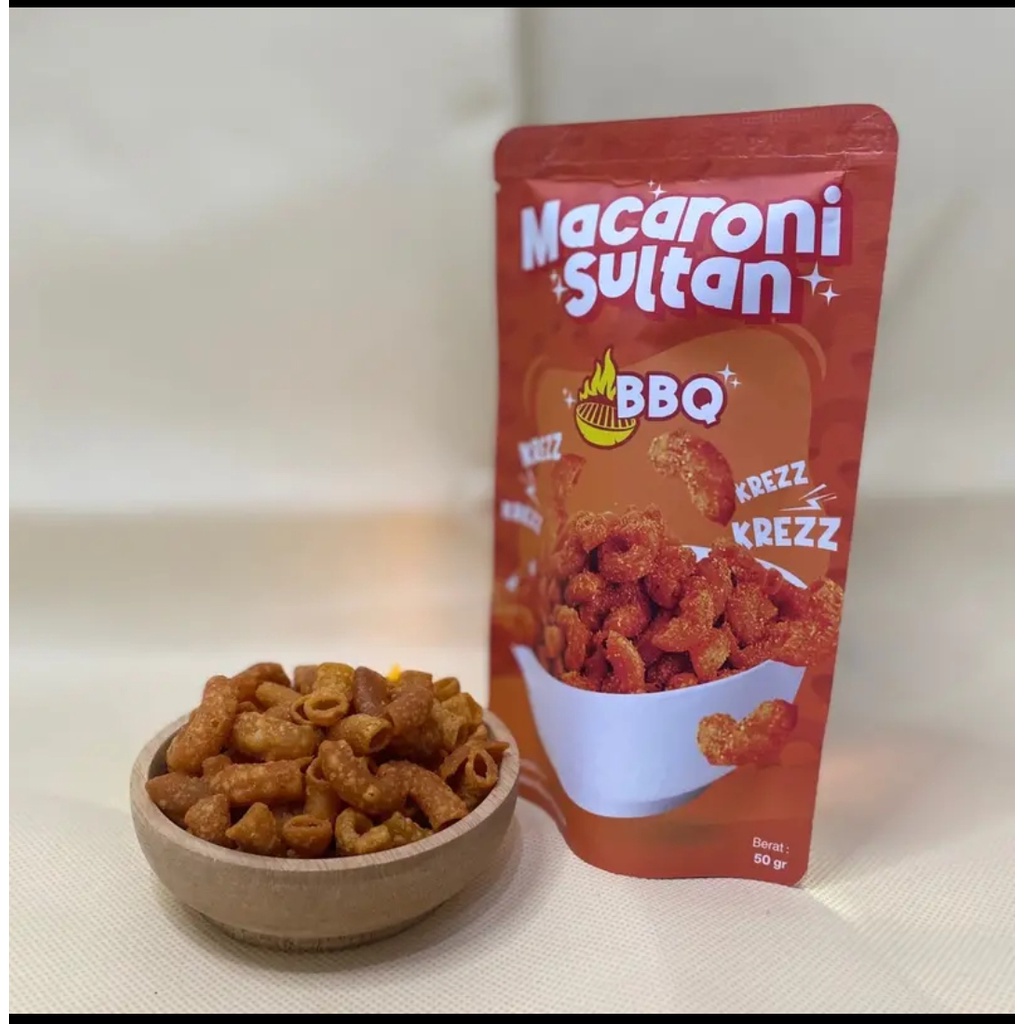 Jual Macaroni Sultan Rasa BBQ Berat 50 Gram-Macaroni Sultan Original ...