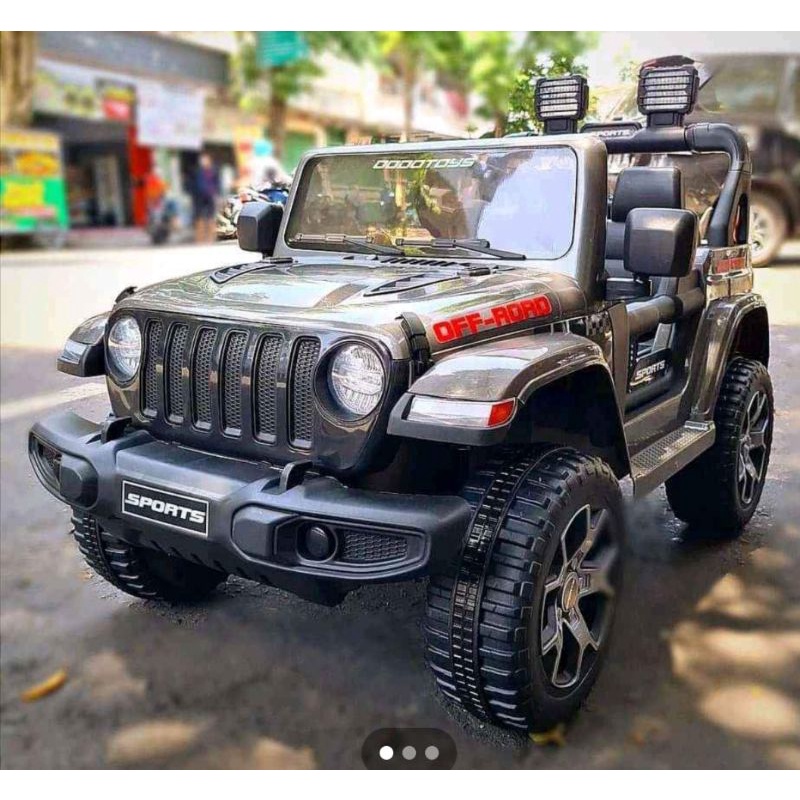 Jual Mainan Mobil Aki Anak PMB 8288 JEEP Rubicon OFF Road & Naver PMB