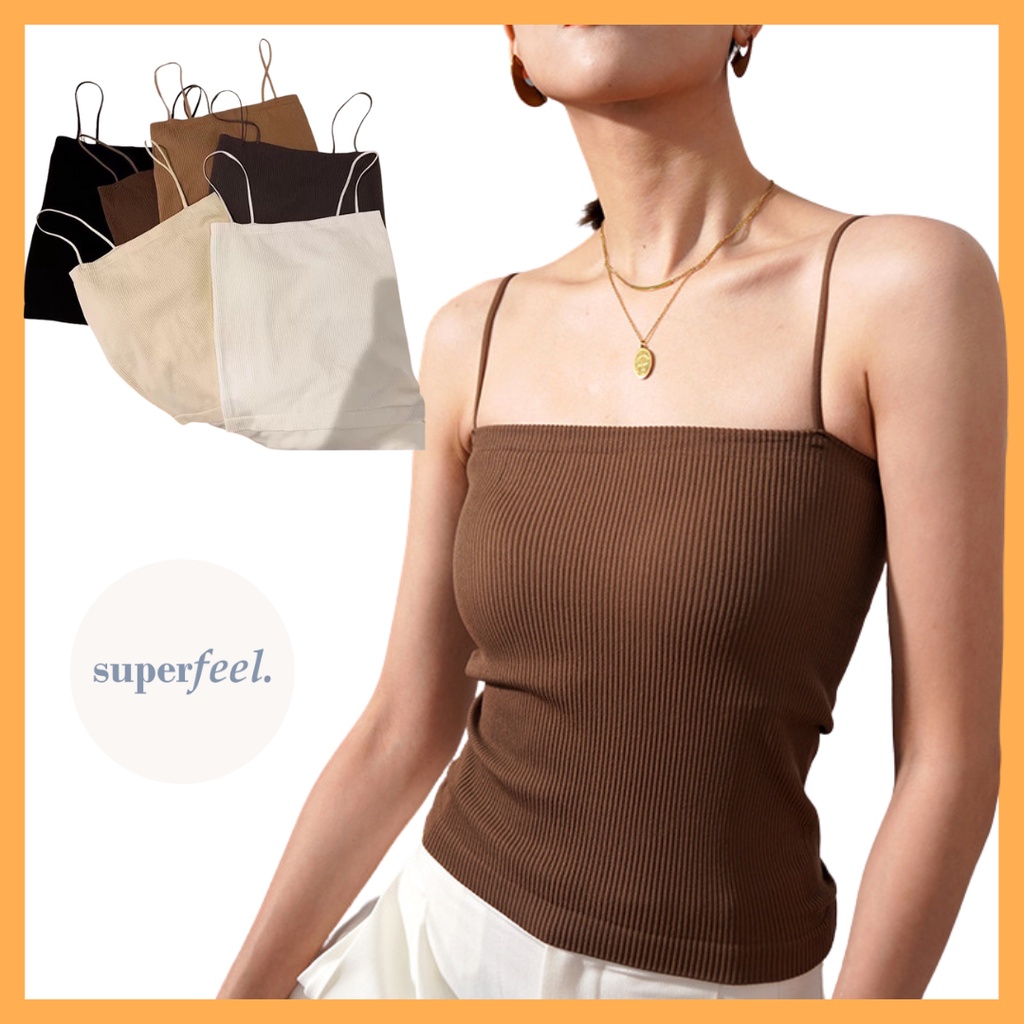 Jual SFL TANK TOP CROP WANITA DENGAN BRA BUSA BH CUP PAKAIAN DALAM ...