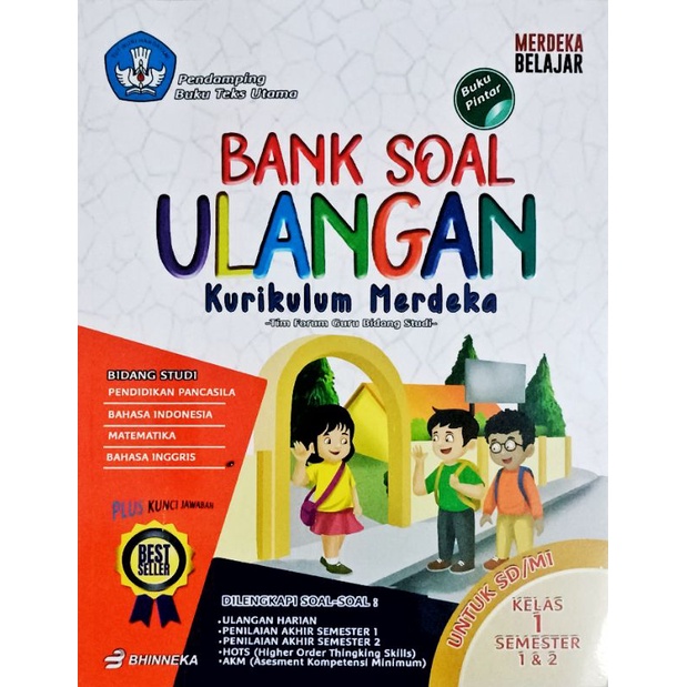 Jual Buku BANK SOAL ULANGAN Soal Kelas 1 SD Kurikulum Merdeka | Shopee ...