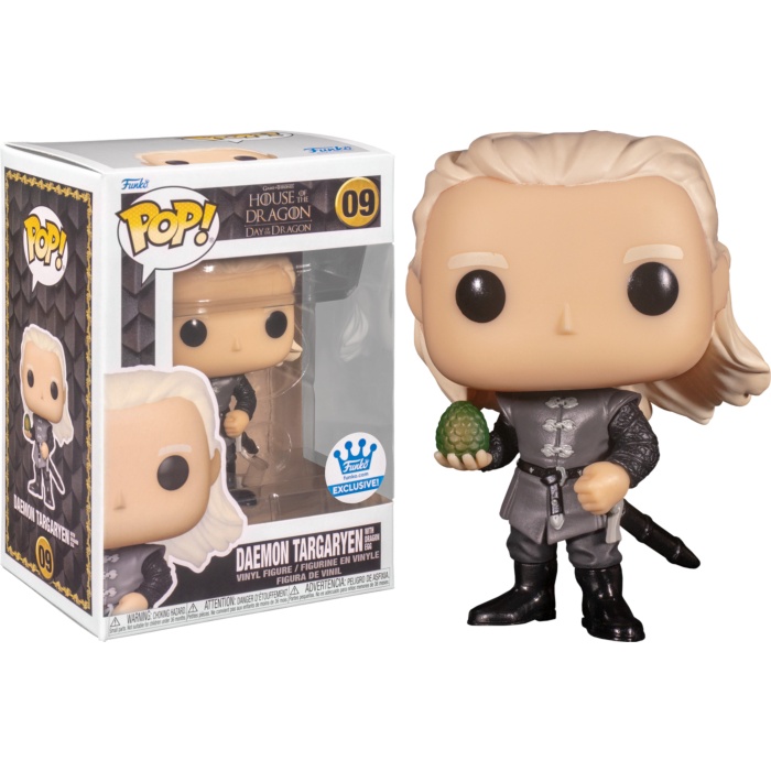 Mô Hình Chính Hãng Funko Pop TV: House Of The Dragon - Daemon Targarye 11 Tem Wondrous Convention 2025