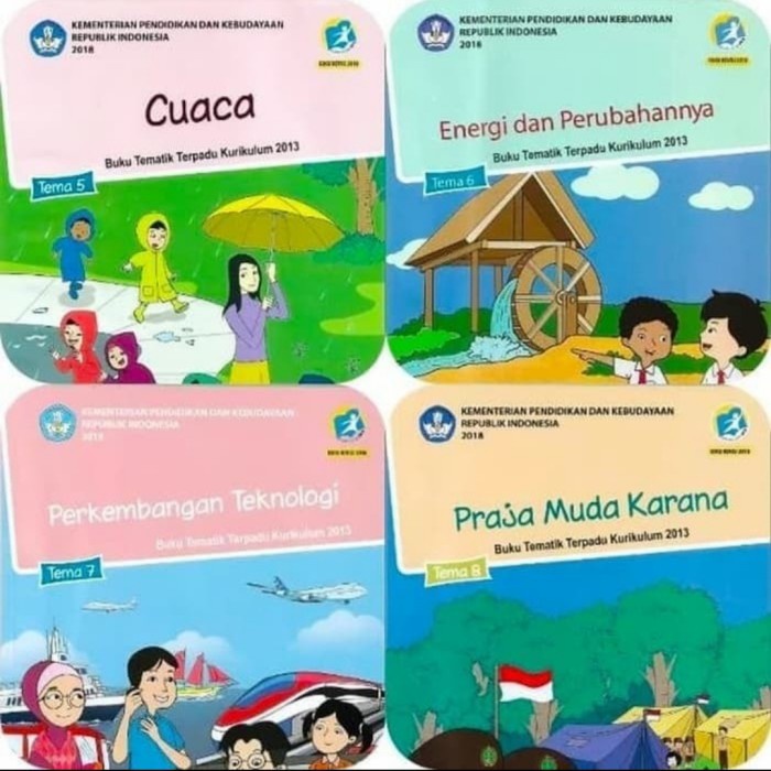 Jual Didik Paket Hemat Buku Tematik Kelas 3 Semester 2 Tema 5678 ...