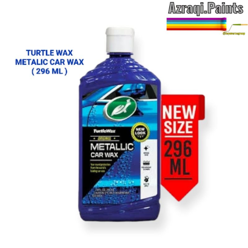 Jual TURTLE WAX METALLIC CAR WAX BIRU ( 296 ML ) PENGKILAP BODY MOTOR ...