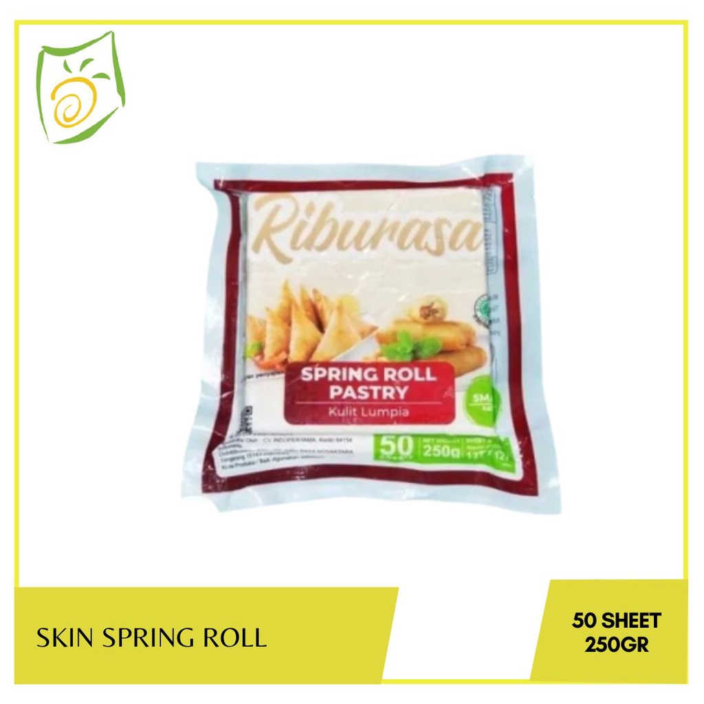 Jual Ribu Rasa Skin Spring Roll Pastry 50 Sheet 250 Gr | Shopee Indonesia