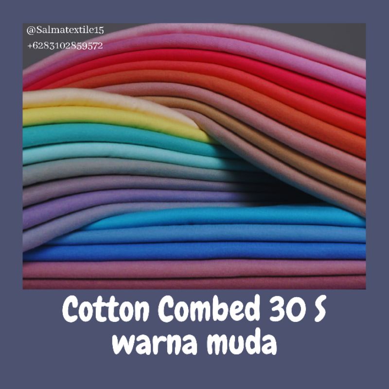 Jual Cotton Combed 30s Warna Tua Bahan Kain Kiloan Untuk Kaos