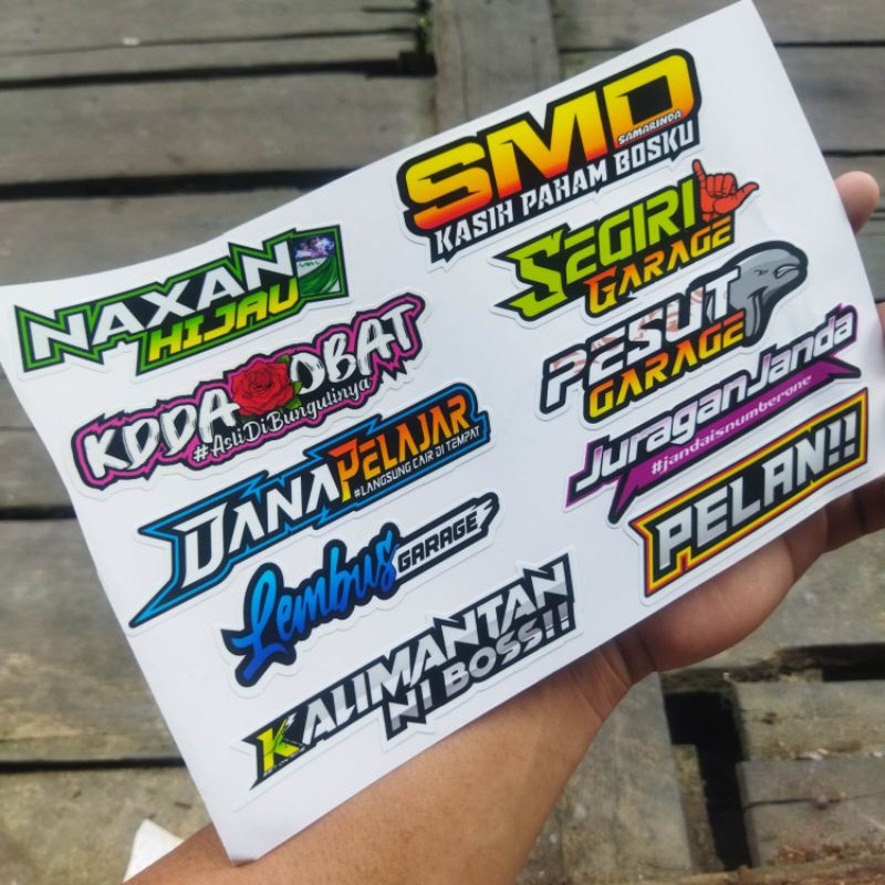 Jual Stiker Pack dapat 10 pcs | Shopee Indonesia