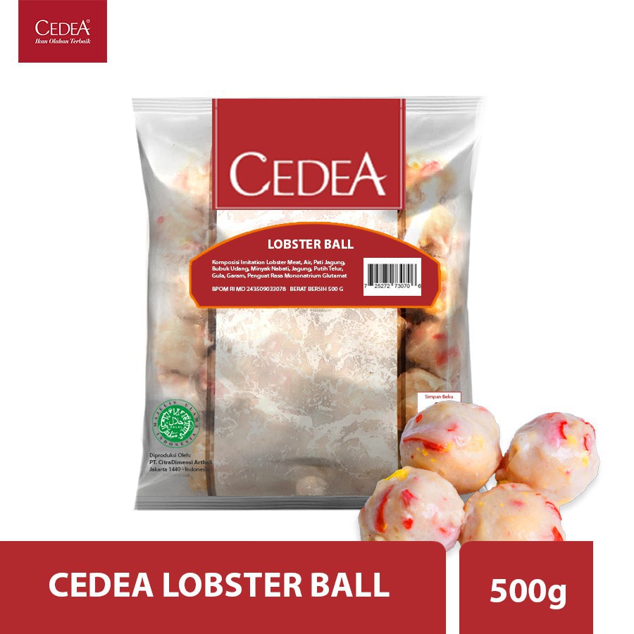 Jual Cedea Lobster Ball 500gr Baso Lobster Cedea Ikan Olahan Halal