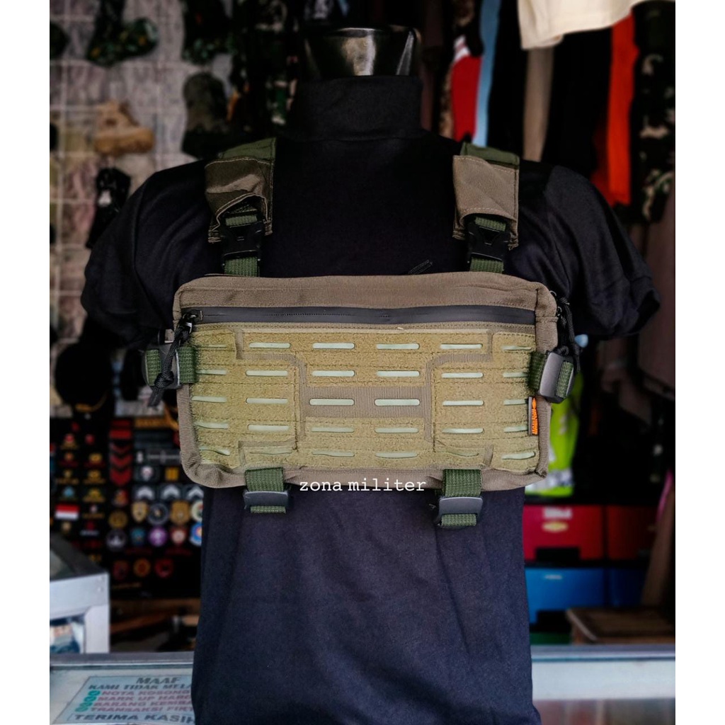 Jual Tas Rompi Dada Pria Chest Bag Rig Original Premium Multifungsi TAS ...