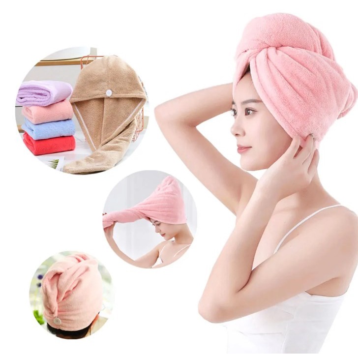 Jual Hair Wrap Magic Towel Handuk Keramas Handuk Rambut | Shopee Indonesia